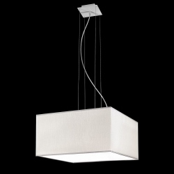 CALIPSO lampa wisząca kwadratowa 40cm Ramko beż i inne kolory