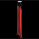 Sympatica III lampa szkło 160-180cm Ramko biała, przezroczysta, bordo