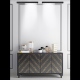Tabla plafon LED mały 57cm biały, czarny, szary, złoty, czerwony Ramko