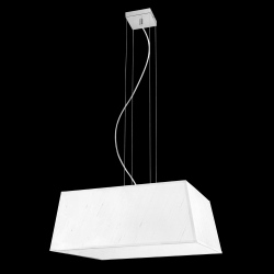 Kore lampa wisząca 50cm biały jedwab Ramko i inne kolory