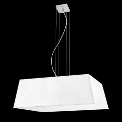 Kore lampa wisząca 70cm biały jedwab Ramko i inne kolory