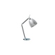Zyta alu chrom lampa biurkowa gięte ramię aluminiowy klosz Azzardo
