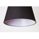 Zyta aluminiowa lampa podłogowa czarny abażur Azzardo
