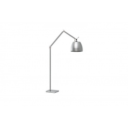 Zyta aluminiowa lampa podłogowa z giętym ramieniem aluminiowym kloszem 18cm-33cm