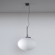 Ovo szklana lampa wisząca z kloszem opal 40cm różne kolory Cleoni