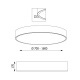 ABA LED premium plafon 60, 80, 100, 120, 140, 160cm kolory Cleoni CRI 90