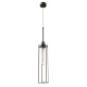 Take lampa wisząca z drucianym kloszem  retro Cleoni przewód w oplocie