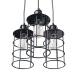 Storn lampa wisząca z drucianym kloszem retro Cleoni przewód w oplocie