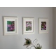 Lilak kwiatki romantycznie różowy plakat foto kwiaty 13x18cm do 70x100cm dekoracja ścienna