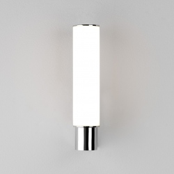 Kyoto LED LED kinkiet łazienkowy szklany biały mat polerowany chrom IP44