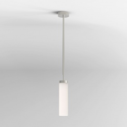 Kyoto LED Pendant LED lampa wisząca łazienkowa szklana regulowana matowy nikiel IP44