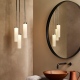 Kyoto LED Pendant LED lampa wisząca łazienkowa szklana regulowana matowy nikiel IP44 Astro Lighting