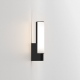 Kyoto LED LED kinkiet łazienkowy szklany biały mat matowy czarny IP44 Astro Lighting