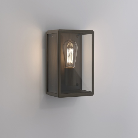 Homefield 160 kinkiet zewnętrzny szklany brąz IP44 Astro Lighting