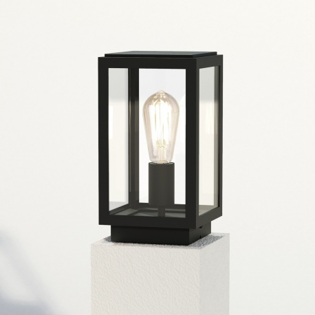 Homefield lampa zewnętrzna do montażu na tarasie lub murku czarny z fakturą IP44 Astro Lighting