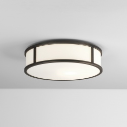 Mashiko 300 Round LED plafon łazienkowy LED brąz IP44