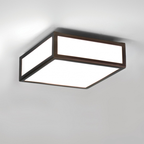 Mashiko 200 Square plafon łazienkowy brąz IP44 Astro Lighting