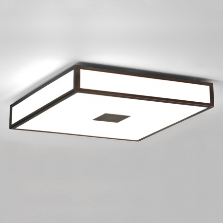 Mashiko 400 Square LED plafon łazienkowy LED brąz IP44 Astro Lighting