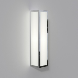 Salerno LED kinkiet zewnętrzny  polerowany nikiel IP44