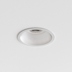 Minima Slimline Round nieruchoma atest ppoż IP65 oprawa wpuszczana matowy biały IP65