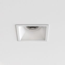 Minima Slimline Square nieruchoma atest ppoż IP65 oprawa wpuszczana matowy biały IP65
