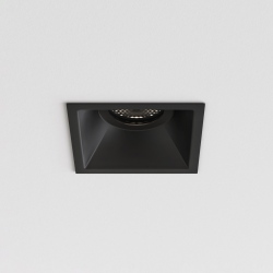 Minima Slimline Square nieruchoma atest ppoż IP65 oprawa wpuszczana matowy czarny IP65