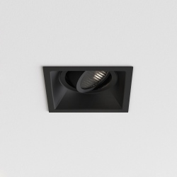 Minima Slimline Square ruchoma atest ppoż oprawa wpuszczana matowy czarny IP20
