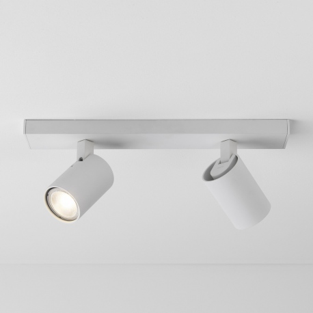 Ascoli podwójny listwa z reflektorami biały z fakturą IP20 Astro Lighting