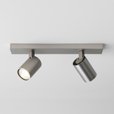 Ascoli podwójny listwa z reflektorami matowy nikiel IP20 Astro Lighting