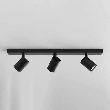 Ascoli potrójny na listwie listwa z reflektorami matowy czarny IP20 Astro Lighting