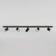 Ascoli Five na listwie listwa z reflektorami matowy czarny IP20 Astro Lighting