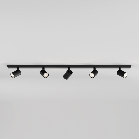 Ascoli Five na listwie listwa z reflektorami matowy czarny IP20 Astro Lighting