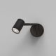 Ascoli Swing kinkiet reflektorek na giętym ramieniu matowy czarny IP20 Astro Lighting
