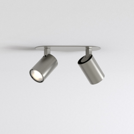 Ascoli podwójny Recessed reflektor wpuszczany matowy nikiel IP20 Astro Lighting