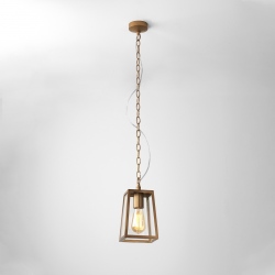 Calvi Pendant 215 lampa wisząca zewnętrzna antyczny mosiądz IP23