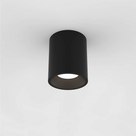 Kos Round 140 LED tuba natynkowa czarny z fakturą IP65 Astro Lighting