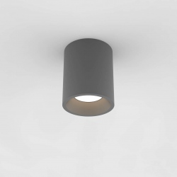 Kos Round 140 LED tuba natynkowa szary z fakturą IP65