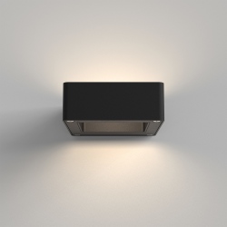 Napier LED Wall kinkiet zewnętrzny czarny z fakturą IP54