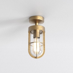 Cabin Semi Flush Coastal plafon zewnętrzny mosiądz (coastal) IP44