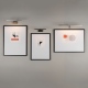 Mondrian 600 Frame Mounted LED kinkiet LED 2700K brąz IP20 Astro Lighting