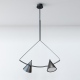 Rim lampa wisząca podwójna moduły LED Cleoni 3000/4000K CRI 90