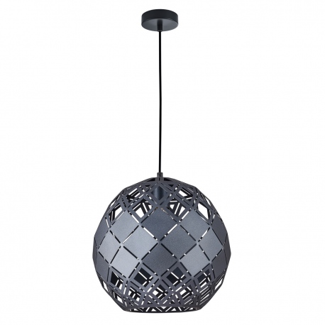 Paulela lampa wisząca czarna 30cm Italux