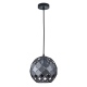 Paulela lampa wisząca czarna 20cm Italux