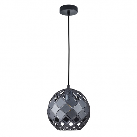 Paulela lampa wisząca czarna 20cm Italux