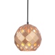 Paulela lampa wisząca złota 20cm Italux
