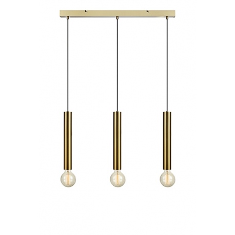 SENCILLO lampa wisząca potrójna mosiężna 75cm Markslojd