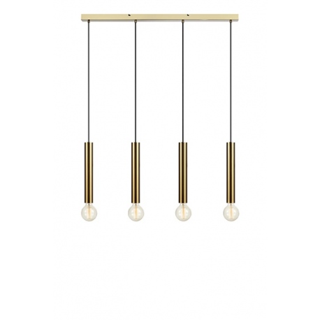 SENCILLO lampa wisząca poczwórna mosiężna 107,5cm Markslojd