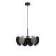 VEGAS lampa wisząca czarna mosiężna 53cm Markslojd