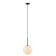 DIONE lampa wisząca biała czarna 25cm Markslojd