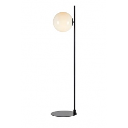 DIONE lampa podłogowa czarna biała